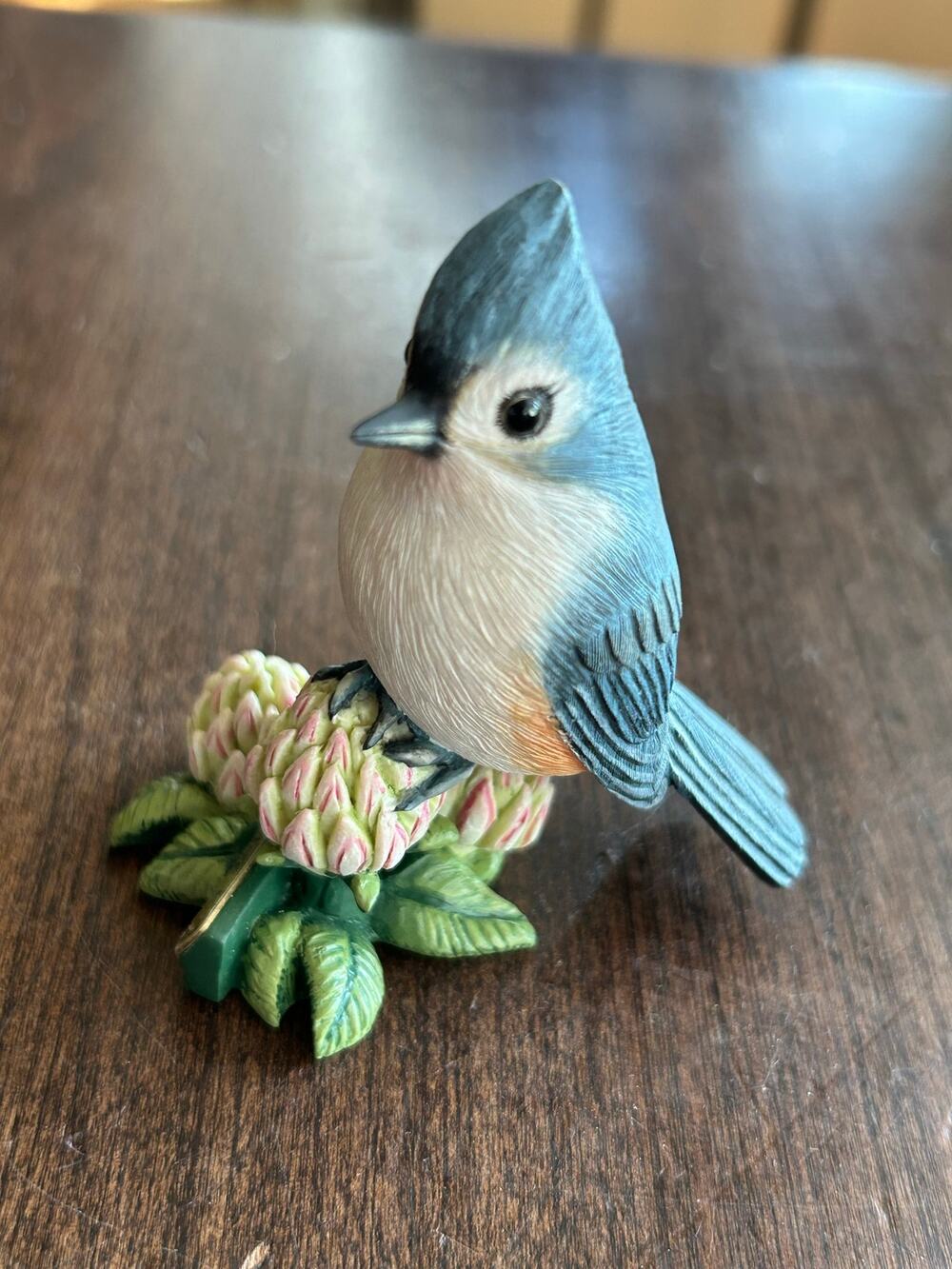 New The Danbury Mint Garden Bird Tufted Titmouse Figurine march